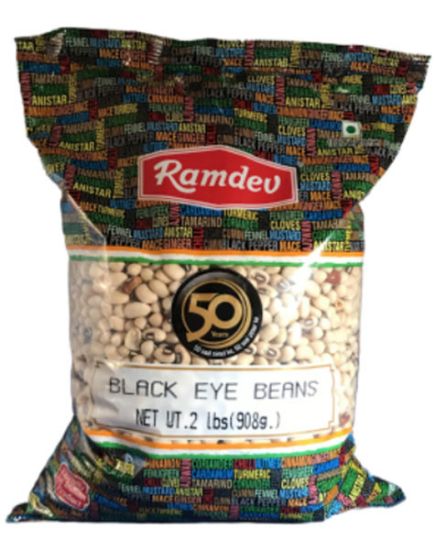 Picture of Ramdev Black Eye Beans 2 Lbs