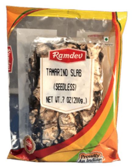 Picture of Ramdev Tamarind Slab Seedless 200 Grams