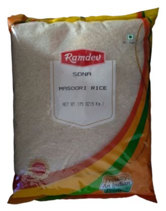 Picture of Ramdev Sona Masoori Rice 5 Kg