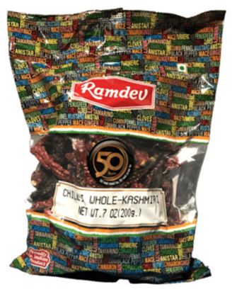 Picture of Ramdev Chilli Whole Kashmiri 200 Grams