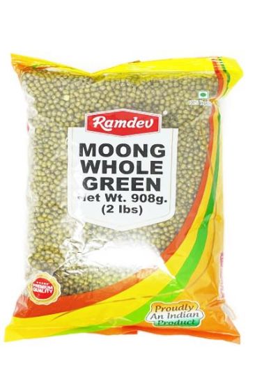 Picture of Ramdev Green Moong Whole 2 Lbs