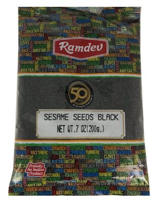 Picture of Ramdev Sesame Seeds Black 100 Grams