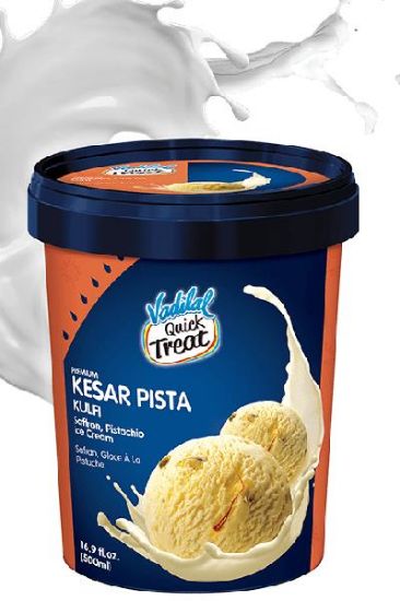 Picture of Vadilal Kesar Pista Kulfi Tub 140 Ml