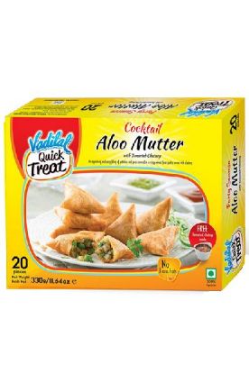 Picture of Vadilal Cocktail Aloo Mutter Samosa 1.60 Kg