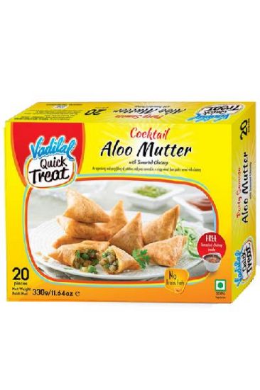 Picture of Vadilal Cocktail Aloo Mutter Samosa 1.60 Kg