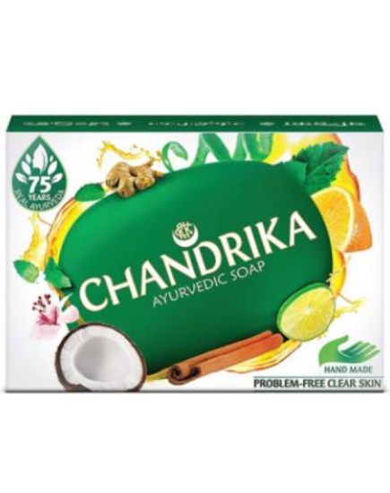 Picture of Chandrika Ayurvedic Soap 75 Grams