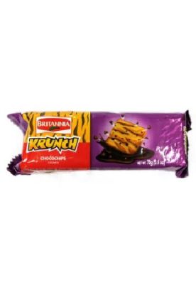 Picture of Britannia Krunch Chocochips 64 Grams