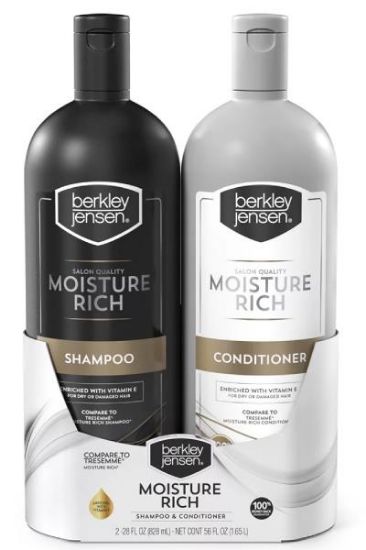 Picture of Berkley Jensen Moisture Rich Shampoo And Conditioner 2.28 Oz