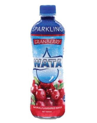 Picture of Wata Cranberry Sparkling 500 Ml