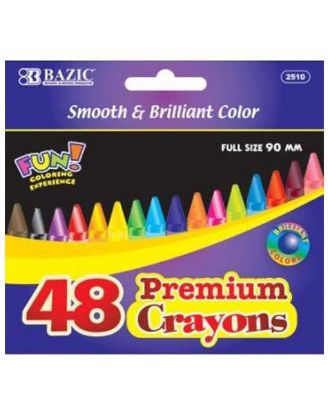 Picture of Bazic Color Crayon Set 48 Pc