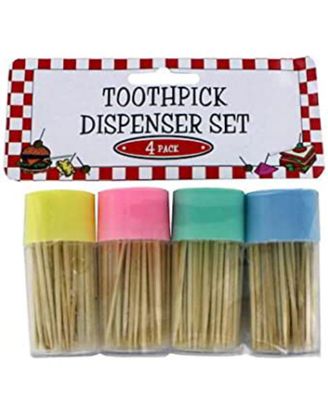 Picture of Smart Care Toothpick Dispensers Set 4 Pk