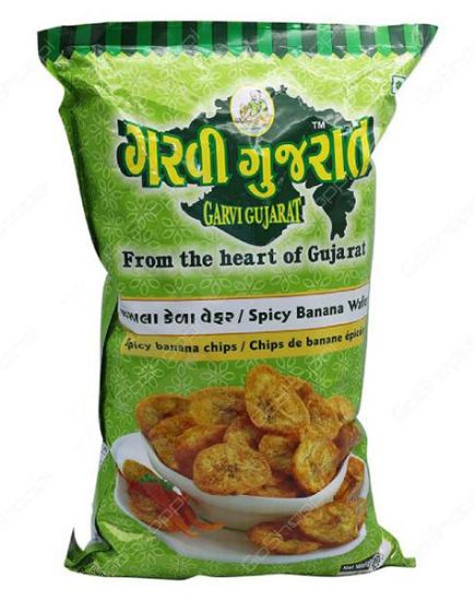 Picture of Garvi Gujarat Spicy Banana Wafer 180 Grams