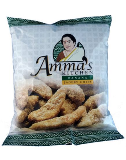 Picture of Amma/'s Kitchen Banana Chips Mari 400 Grams