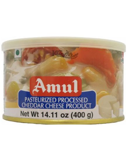 Picture of Amul Cheddar Cheese Can 400 Grams