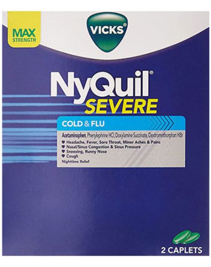Picture of Vicks Nyquil Severe Cold & Flu 2 Pc