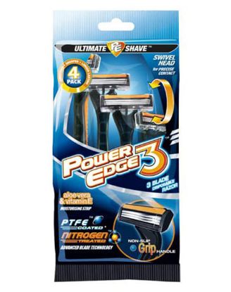Picture of Power Edge Razor Poly Bag 4 Pc