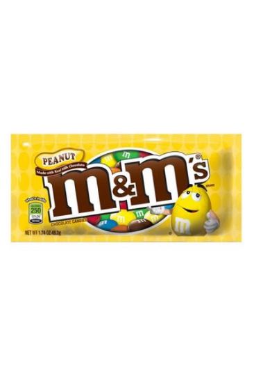 Picture of M&m/'s Peanut Chocolate Candies 49 Grams