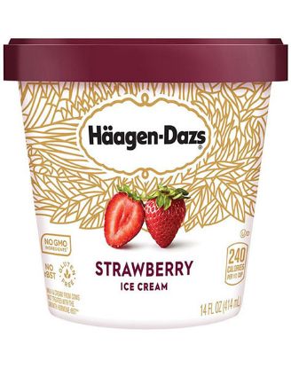 Picture of Haagen Dazs Pints Strawberry 415 Grams