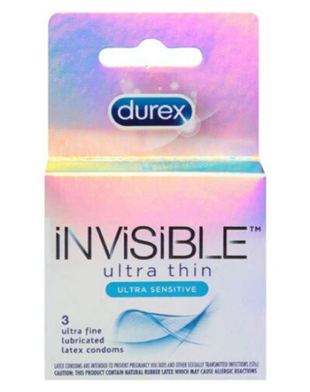 Picture of Durex Invisible Ultra Thin 3 Pc