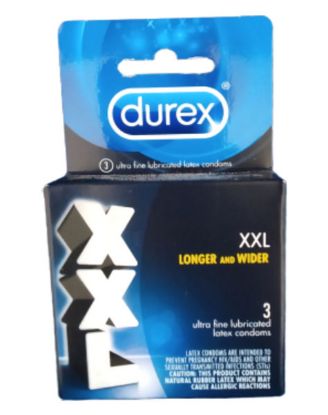 Picture of Durex Xxl Condom 3 Pc