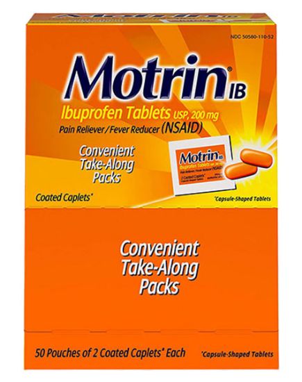 Picture of Motrin Ibuprofen Tablets 200 Mg 2 Pc