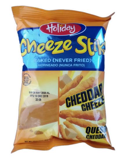 Picture of Holiday Cheddar Cheese Sticks 40 Grams