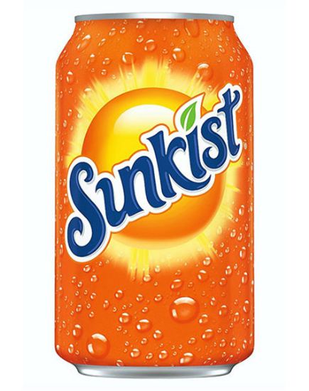 Picture of Sunkist Orange Soda Can 12 Oz