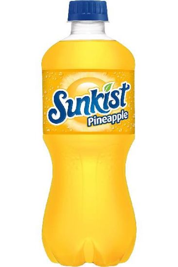 Picture of Sunkist Pineapple Bottle 20 Oz