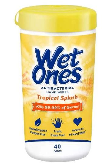 Picture of Wetones Citrus Scent Wipes 40 Ct