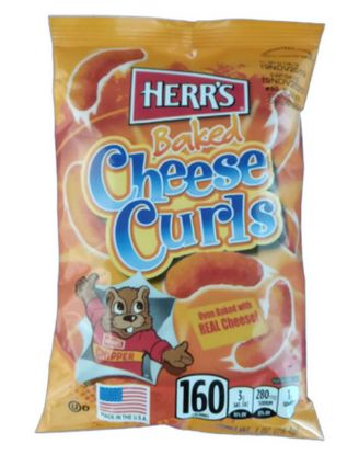 Picture of Herr/'s Baked Cheese Curls 1 Oz
