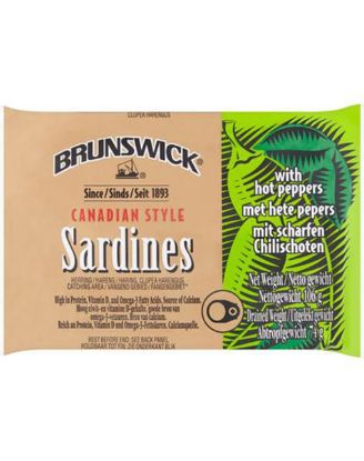 Picture of Brunswick Sardines With Hot Peppers 106 Grams
