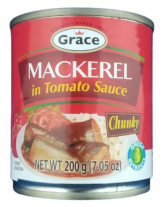 Picture of Grace Mackerel Jack In Tomato Sauce 200 Grams