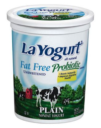 Picture of La Yogurt No Fat Probiotic Plain Yogurt 32 Oz