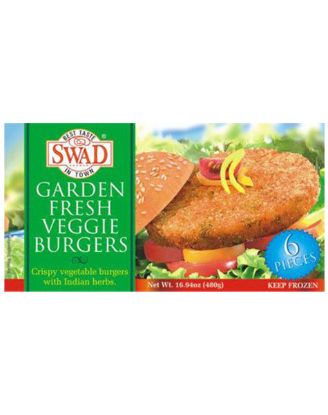 Picture of Swad Garden Fresh Veggie Burgers 6 Pc