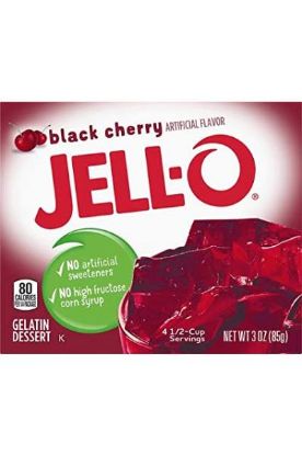 Picture of Kraft Black Cherry Jello 85 Grams