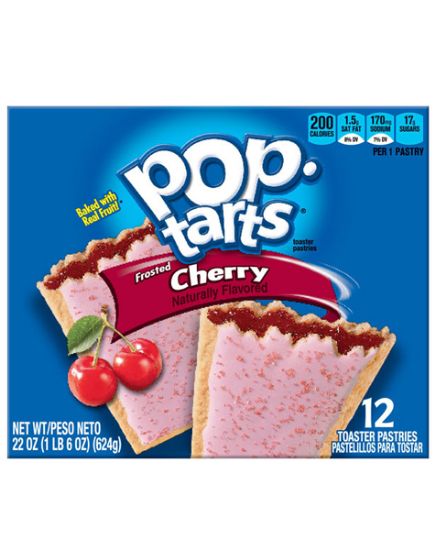 Picture of Kellogg/'s Pop Tarts Frosted Cherry 22 Oz