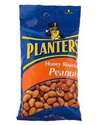 Picture of Planters Honey Roasted Peanuts Bag 6 Oz