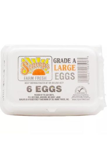 Picture of Sunups Eggs 6 Pc