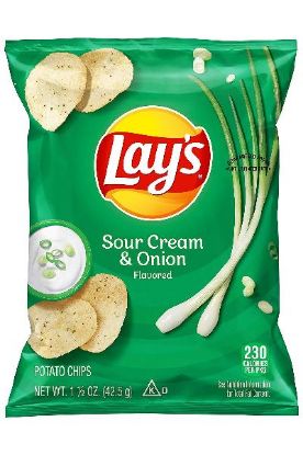 Picture of Lay/'s Sour Cream & Onion 1 Oz