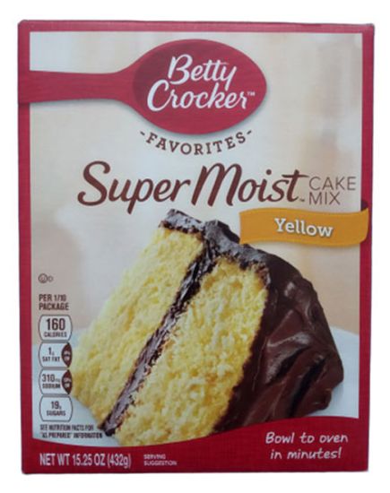 Picture of Betty Crocker Super Moist Yellow 432 Grams
