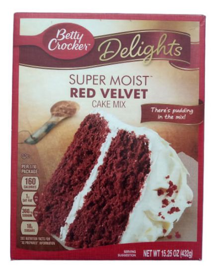 Picture of Betty Crocker Super Moist Red Velvet 432 Grams