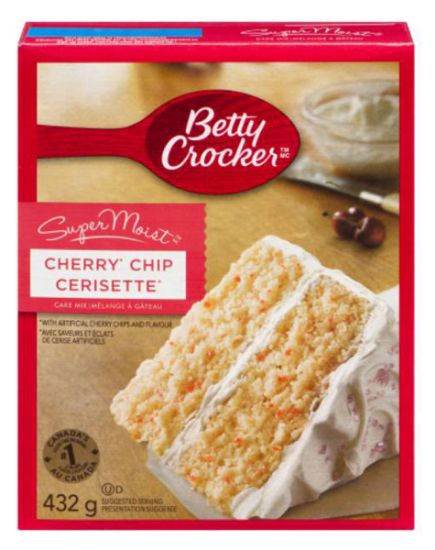 Picture of Betty Crocker Delights Cherry Chip Cake Mix 432 Grams