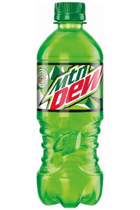 Picture of Mtn Dew Bottle 20 Oz