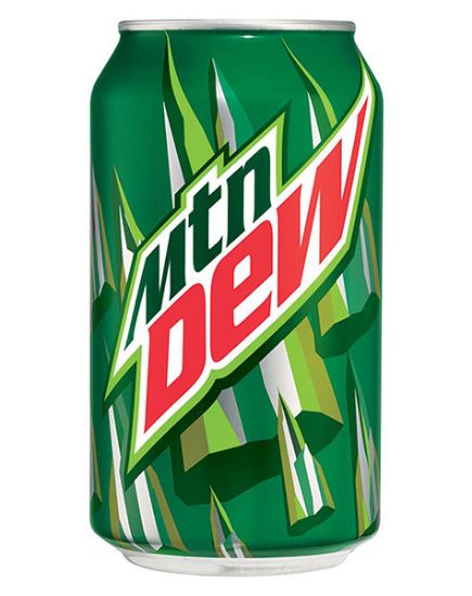 Picture of Mtn Dew Soda Can 12 Oz