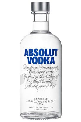 Picture of Absolut Vodka 375 Ml
