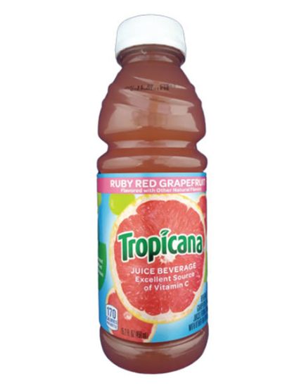 Picture of Tropicana Ruby Red Grapefruit Juice 15.2 Oz