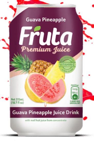 Picture of Fruta Guava Pineapple Can 315 Ml