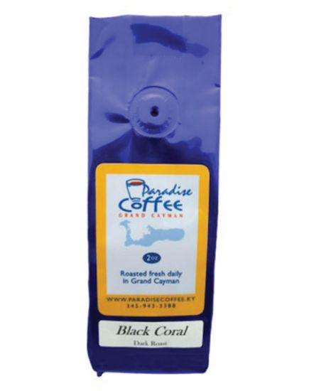 Picture of Paradise Coffee Black Coral Dark Roast Coffee 2 Oz
