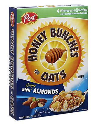 Picture of Post Honey Bunches Of Oats With Almonds 14.5 Oz