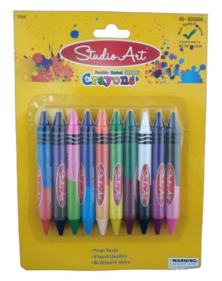 Picture of Studio Art Double Ended Crayons 10 Pc